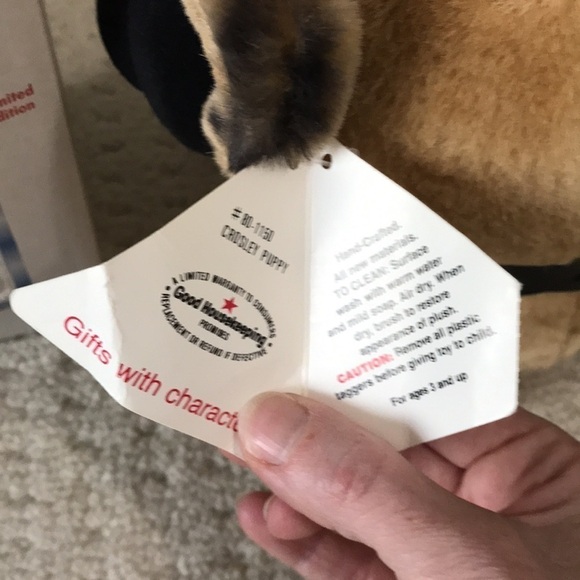 Vintage New in Box 1991 Crosley Puppy Plush Toy - Picture 7 of 13